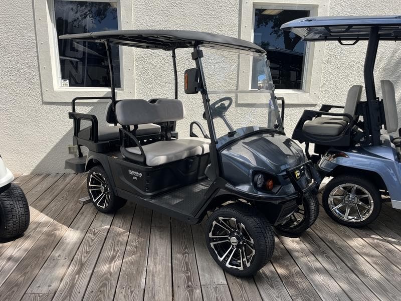 New Cushman 4-Seater Utility Golf Cart, side view at Sequence Golf Carts South Africa