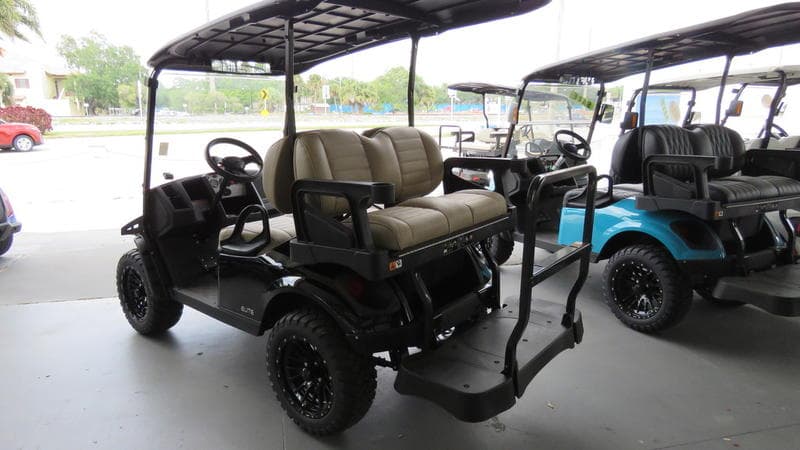2024 E-Z-GO Express S4 Gas PTV — Bright White — Unlimited Range Family Cruiser Sale — additional view