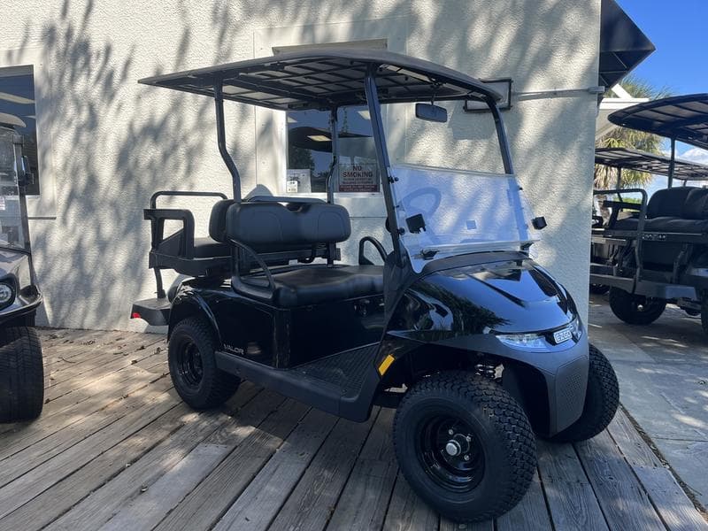 New E-Z-GO 2-Seater Utility Golf Cart, side view at Sequence Golf Carts South Africa