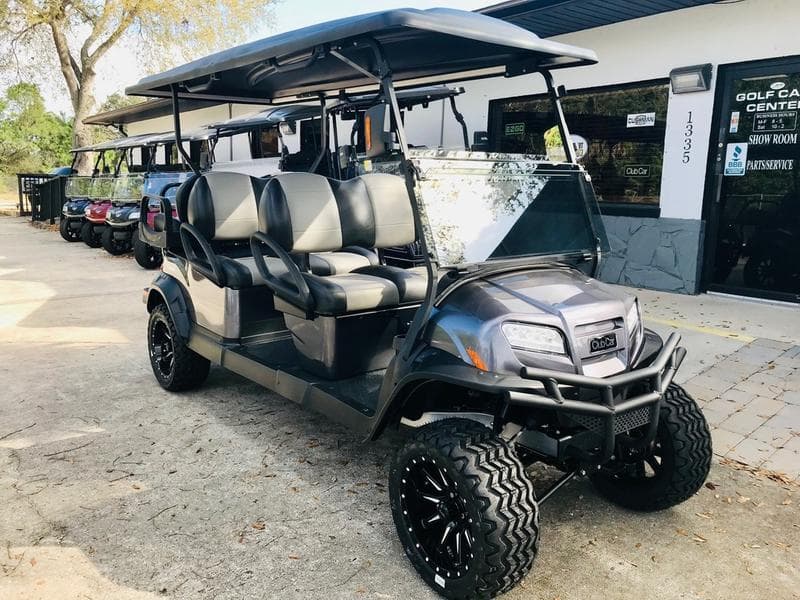2025 Club Car Onward Lifted 6-Passenger HP Lithium — Midnight Silver — Zero-Maintenance Family PTV