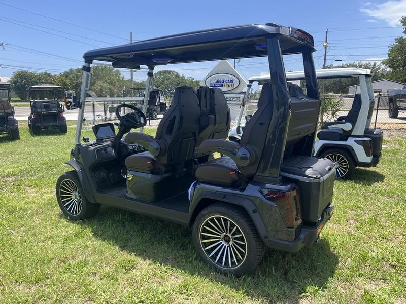 New Evolution 4 Seater Golf Cart, side view at Sequence Golf Carts South Africa