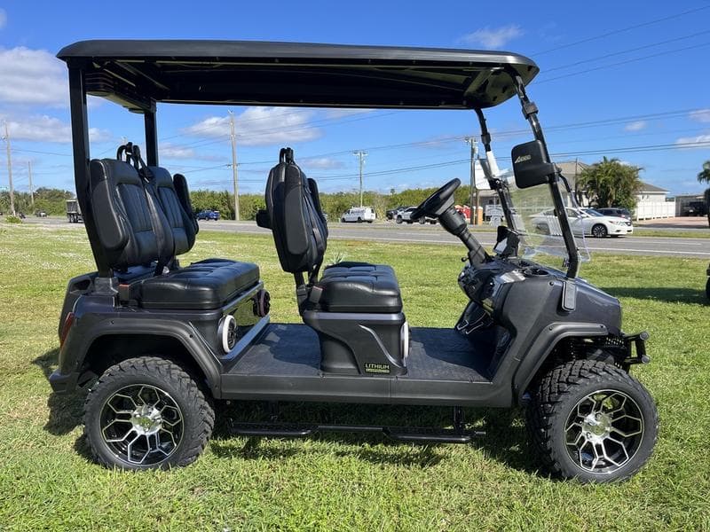 2025 Evolution D5 Maverick 4 Plus Arctic Gray — Cart with CarPlay — additional view