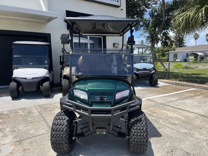 2026 Club Car Onward Lifted 4-Passenger Gas Golf Cart — Metallic Jade Green — Trail-Ready Power — additional view